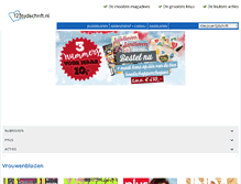 Tablet Screenshot of 123tijdschrift.nl